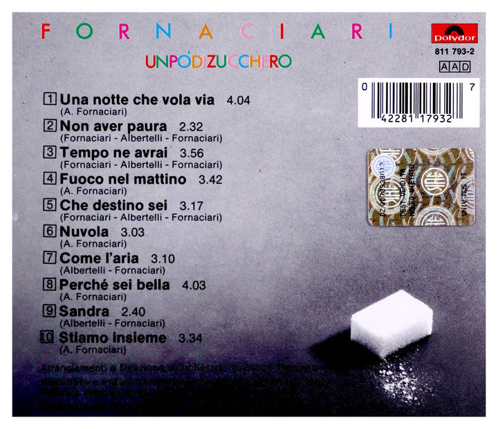 Fornaciari Sugar - A Little Sugar;