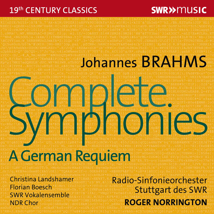 Johannes Brahms - Complete Symphonies & Ein Deutsches Requiem (4 Cd);