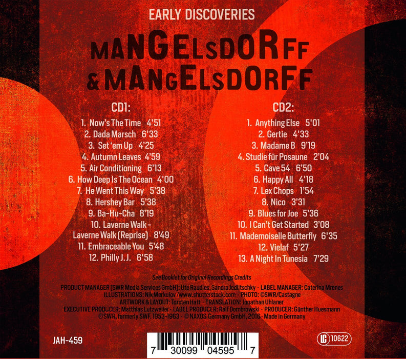 Albert Mangelsdorff Quintet - Mangelsdorff & Mangelsdorff, Early Discoveries (2 Cd);