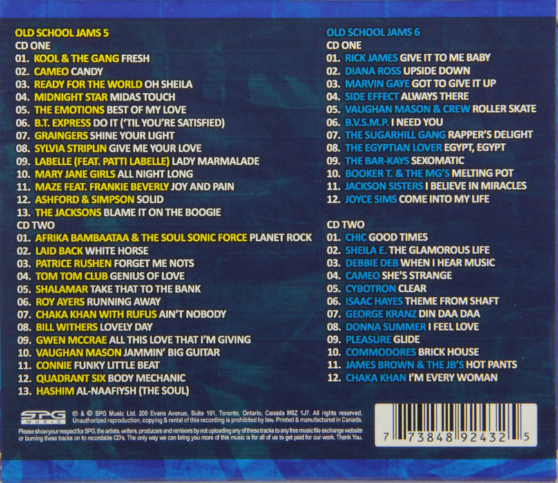 Old School Jams Volume 5 & 6 / Various (4 Cd);