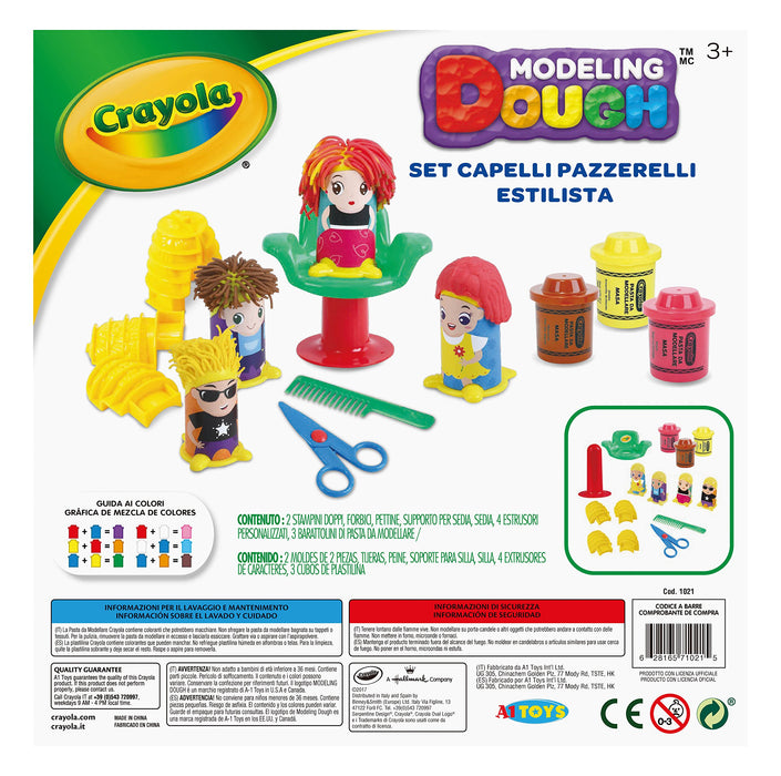 Crayola: Pasta Da Modellare - Set Capelli Pazzerelli;