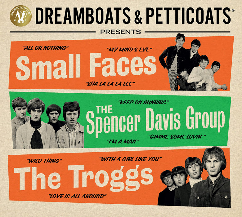 Dreamboats & Petticoats: Presents Small Faces / Spencer Davis Group / Troggs / Various (3 Cd);