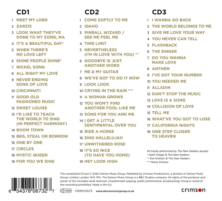 New Seekers - Gold (3 CDs);