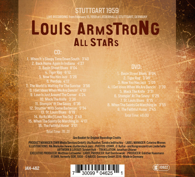 Louis Armstrong All Stars - Stuttgart 1959 (Cd+Dvd);