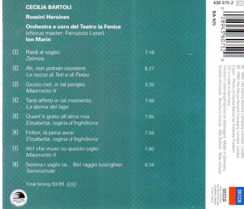 Gioacchino Rossini - Eroine Rossiniane;