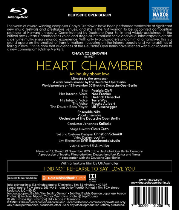 Chaya Czernowin - Heart Chamber;