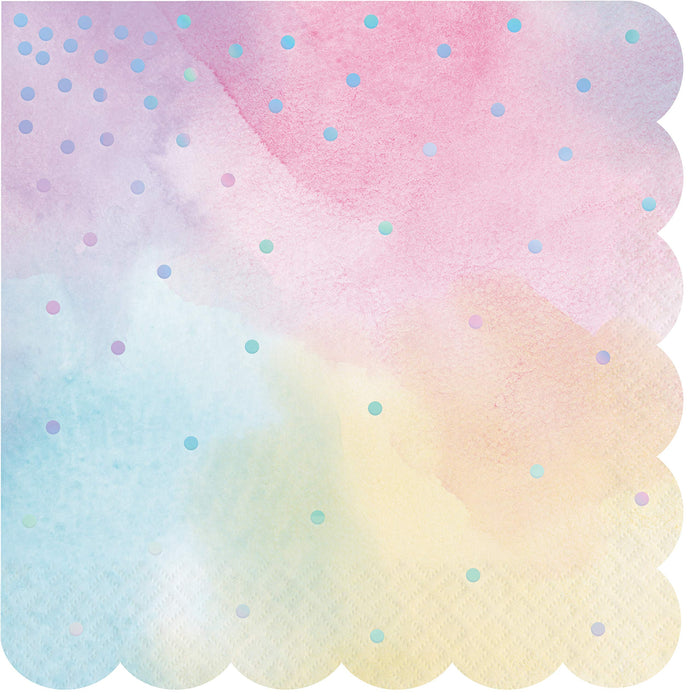 Creative Converting: Ln Shaped 12/16Ct 3P Iridescent Qs;
