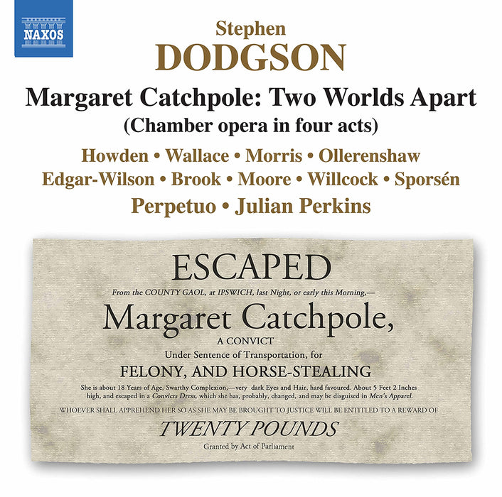 Stephen Dodgson - Margaret Catchpole: Two Worlds Apart (3 Cd);