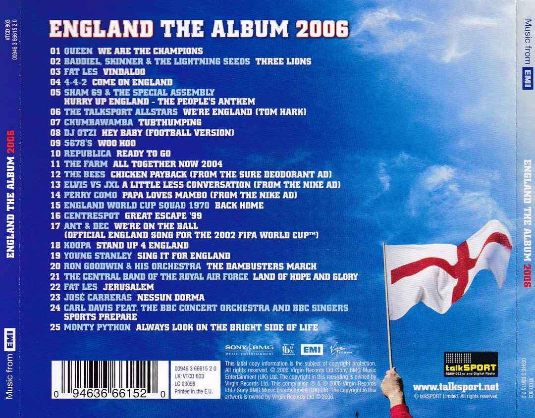 England: The Album 2006 / Various (2 CDs);