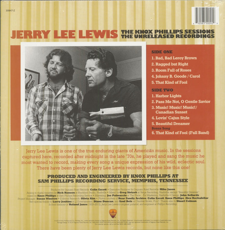 Jerry Lee Lewis - The Knox Phillips Sessions: The Unreleased Recordings;