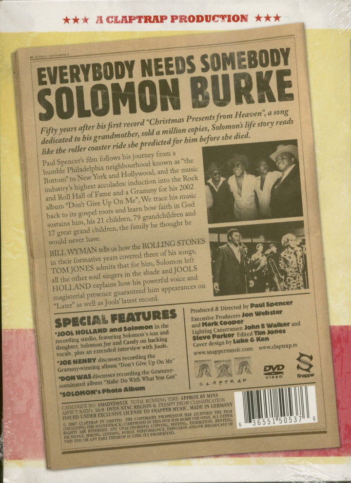 Solomon Burke - Everybody Needs Somebody;