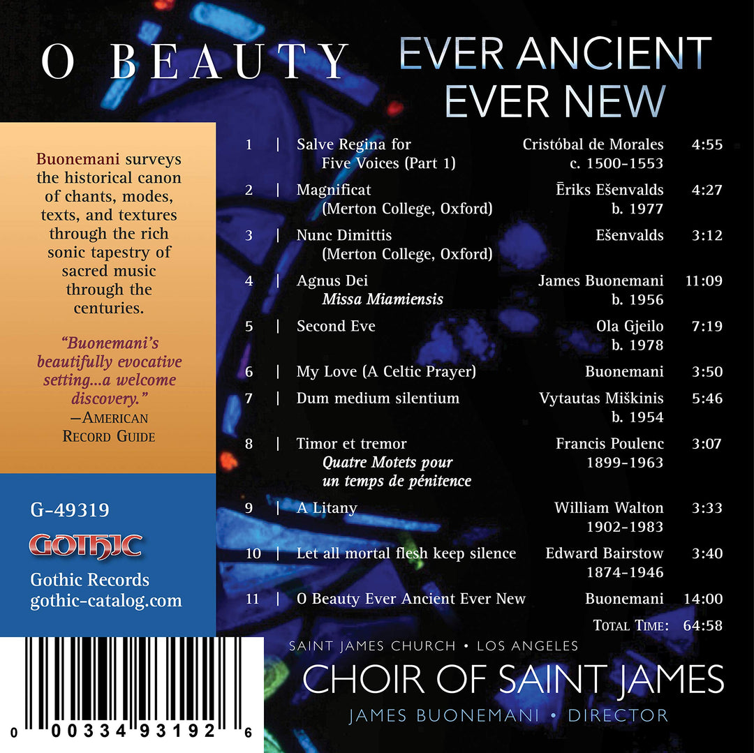 O Beauty: Ever Ancient Ever New;