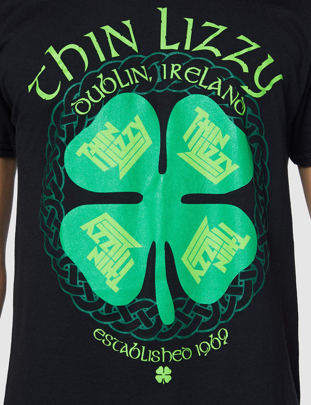 Thin Lizzy: Four Leaf Clover (T-Shirt Unisex Tg. M);