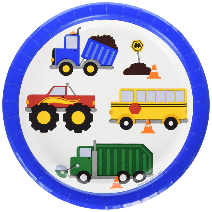 Creative Converting: Plt7 12/8Ct Traffic Jam;