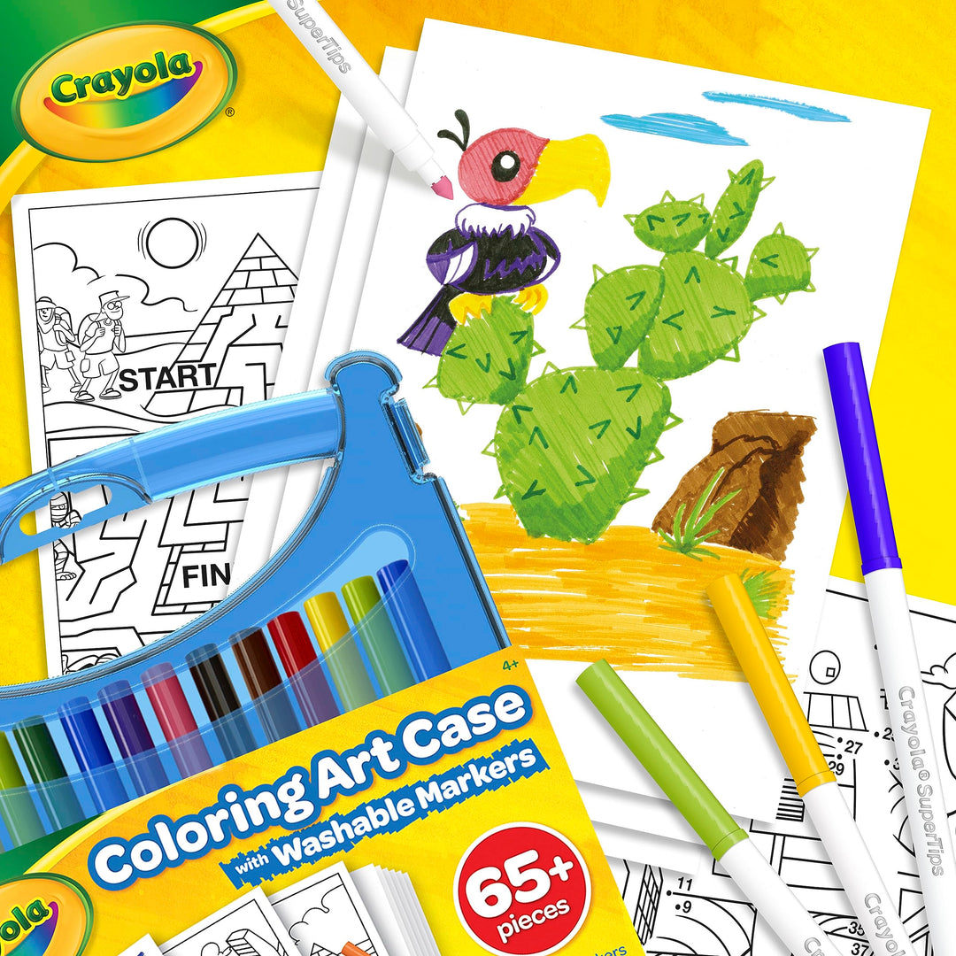 Crayola: Set Valigetta Pennarelli Lavabili Superpunta;