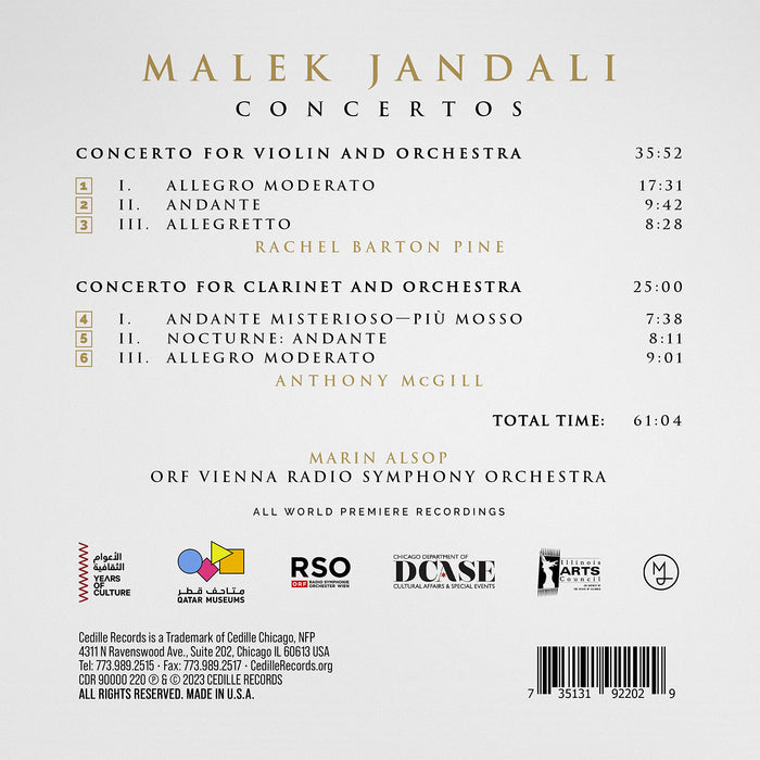 Malek Jandali - Concertos;