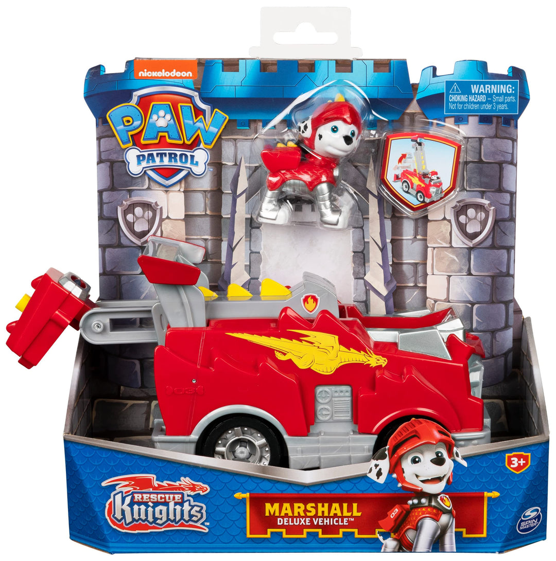 Paw Patrol: Spin Master - Veicolo Tematizzato Di Marshall Rescue Knights;