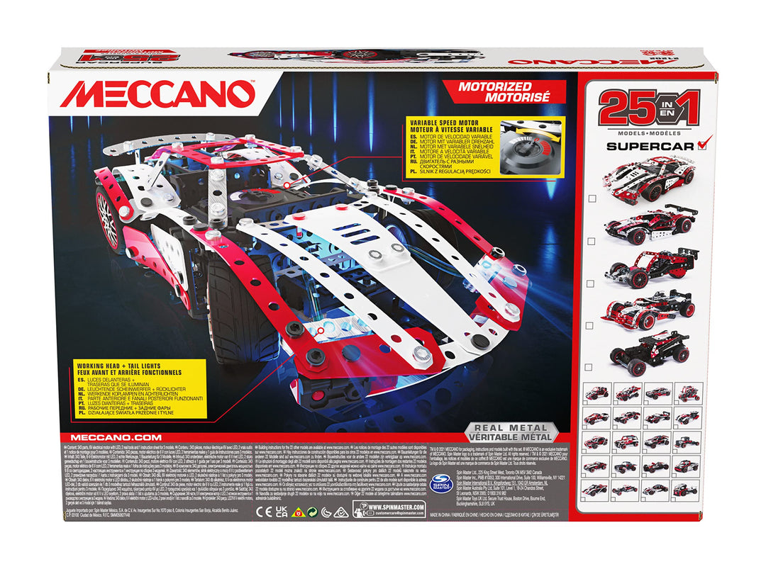 Meccano: Spin Master - Multimodello Da 25 - Super Car;