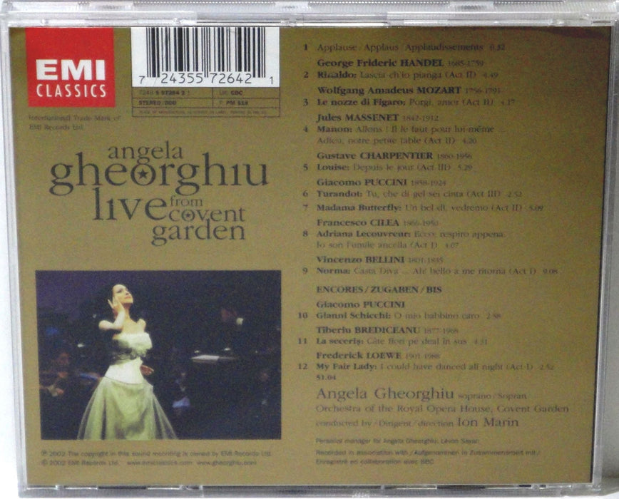 Angela Gheorghiu: Live From Covent Garden;