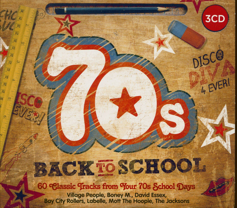70s Back To School / Various (3 Cd);