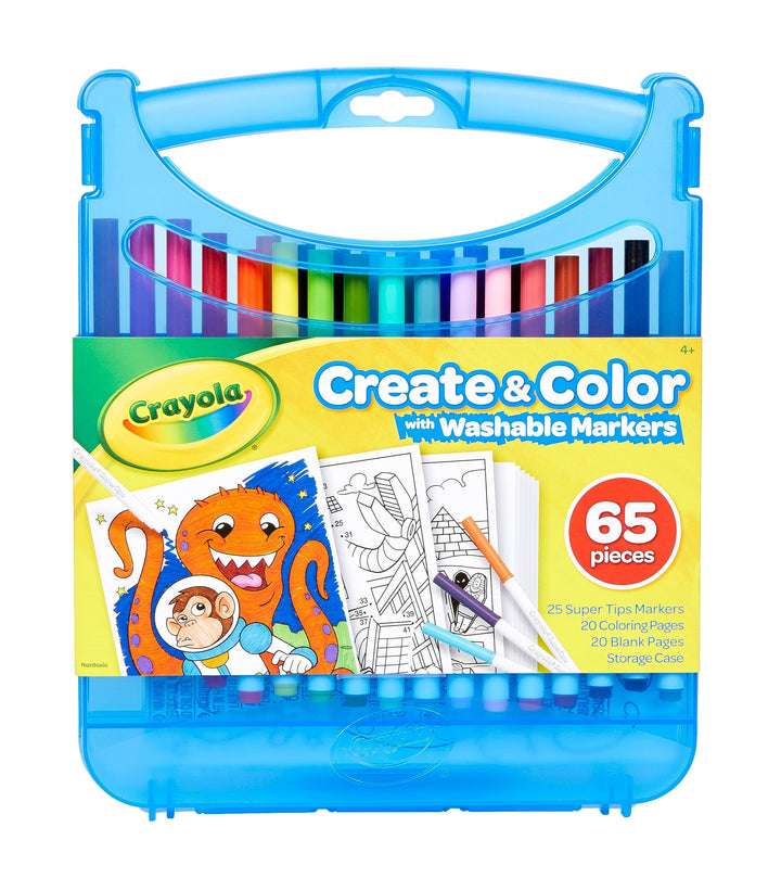 Crayola: Set Valigetta Pennarelli Lavabili Superpunta;