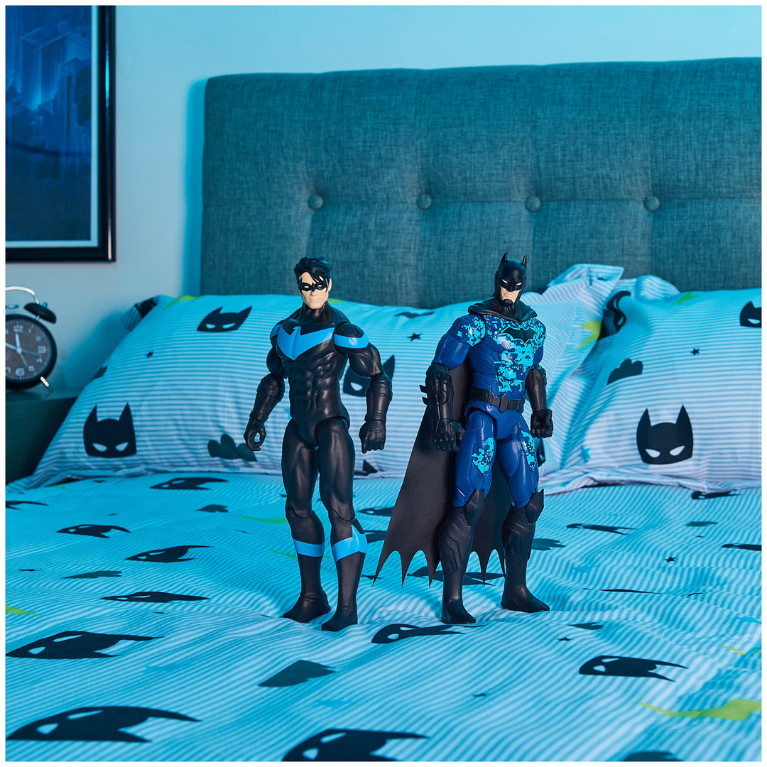 Dc Comics: Spin Master - Batman - Personaggio Knightwing Pack Tech In Scala 30 Cm;