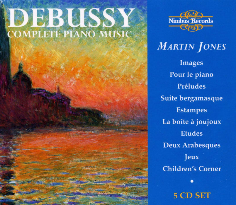 Claude Debussy - Complete Piano Music (5 Cd);
