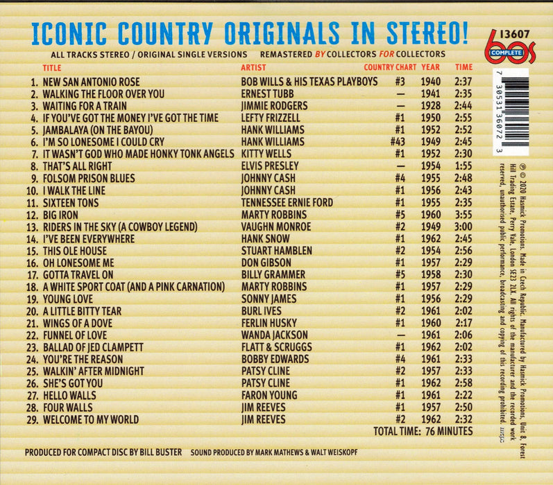Iconic Country Originals In Stereo / Various;