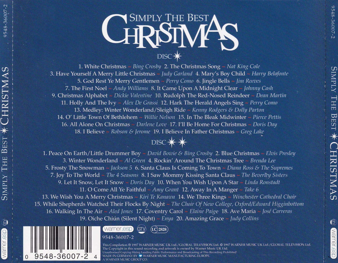 Simply The Best Christmas / Various (2 Cd);