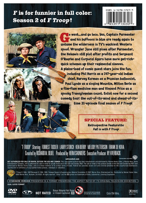 F-Troop: Complete Second Season (6 Dvd) [Edizione: Stati Uniti];