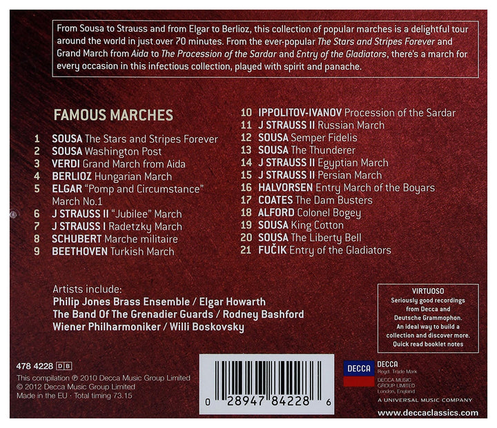 Famous Marches (Virtuoso Series);