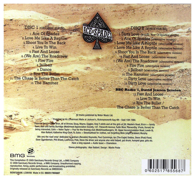 Motorhead - Ace Of Spades Deluxe Edition (2 Cd);