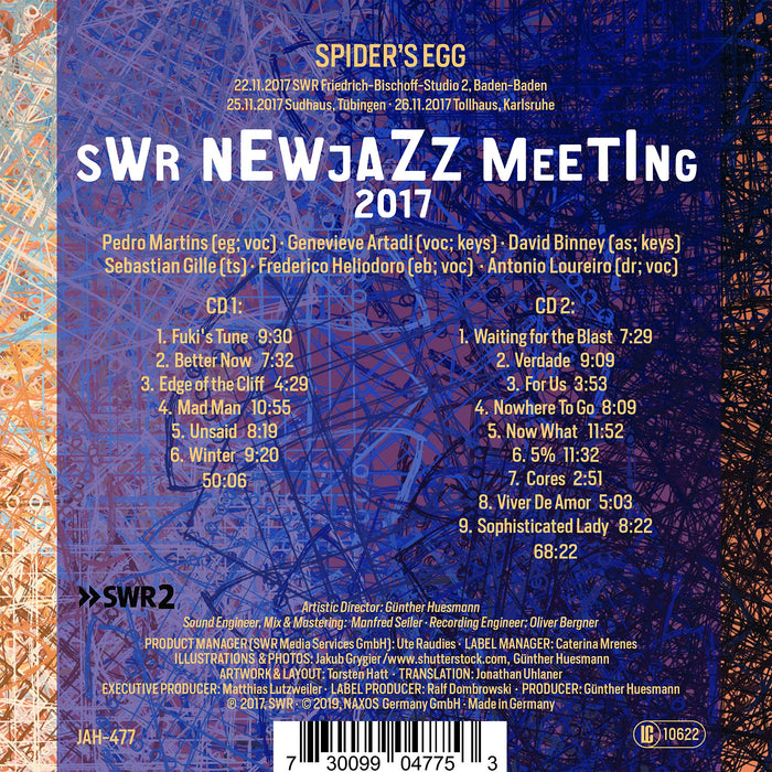 Spider'S Egg: Swr New Jazz Meeting 2017 / Various (2 Cd);