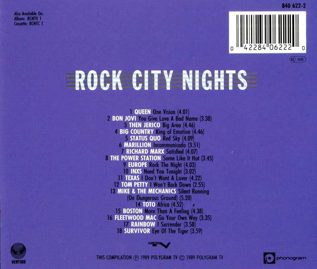 Rock City Nights / Various;