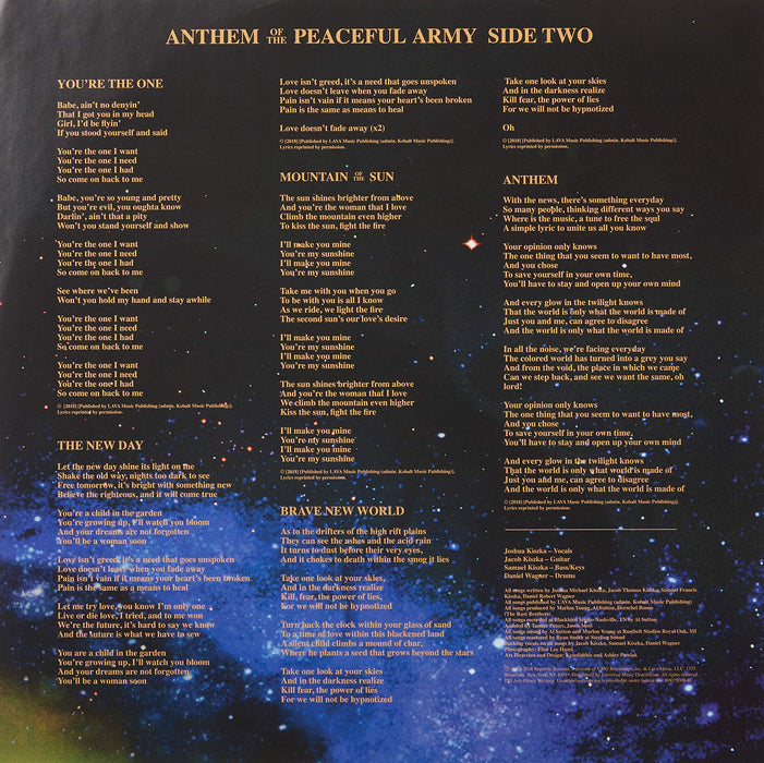 Greta Van Fleet - Anthem Of The Peaceful Army;