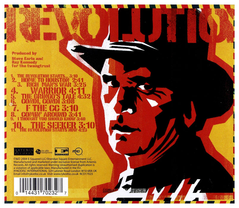Steve Earle - Revolution Starts Now;
