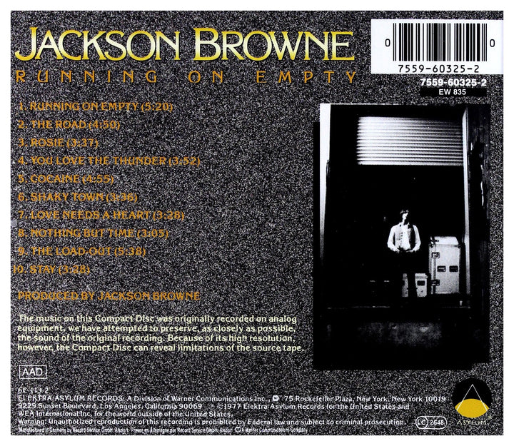 Jackson Browne - Running On Empty;