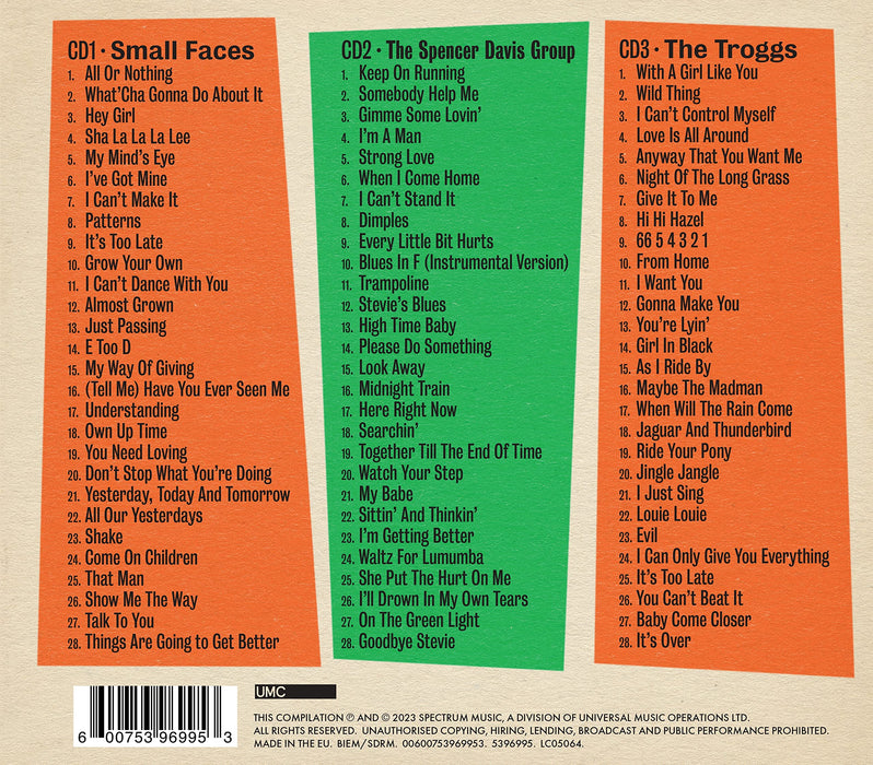 Dreamboats & Petticoats: Presents Small Faces / Spencer Davis Group / Troggs / Various (3 Cd);
